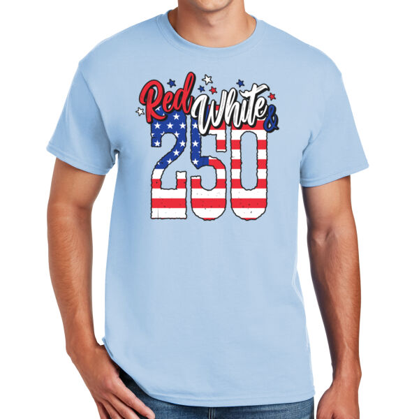 H2T 4th of July 2026 Logo 1 - DryBlend ® 50 Cotton/50 Poly T Shirt Thumbnail