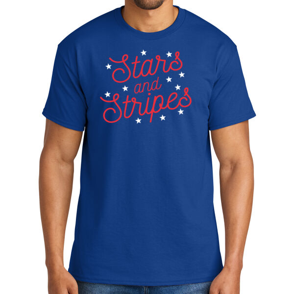 H2T 4th of July 2026 Logo 2 - DryBlend ® 50 Cotton/50 Poly T Shirt Thumbnail