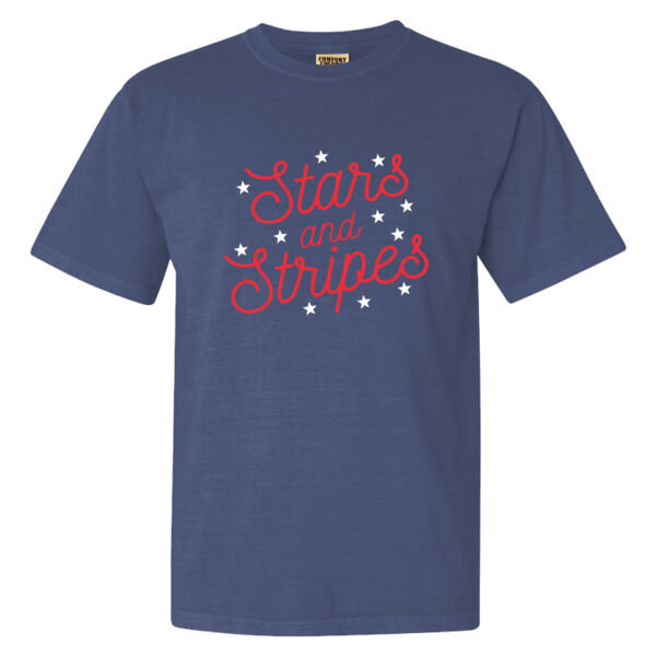 H2T 4th of July 2026 Logo 2 - Garment-Dyed Heavyweight T-Shirt Thumbnail