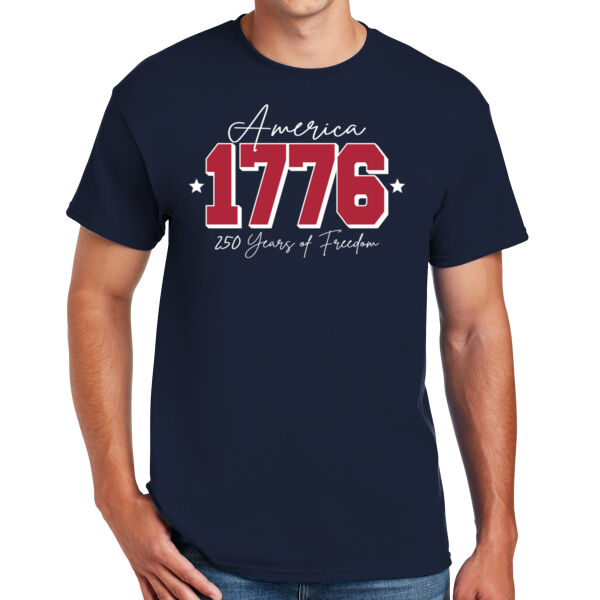 H2T 4th of July 2026 Logo 3 - DryBlend ® 50 Cotton/50 Poly T Shirt Thumbnail