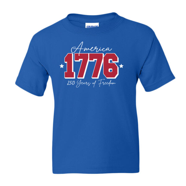 H2T 4th of July 2026 Logo 3 - DryBlend® Youth T-Shirt Thumbnail