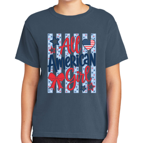 H2T 4th of July 2026 Logo 4 - Youth Heavyweight Ring Spun Tee Thumbnail