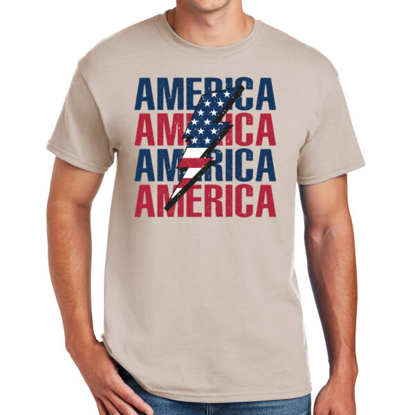H2T 4th of July 2026 Logo 5 - DryBlend ® 50 Cotton/50 Poly T Shirt Thumbnail