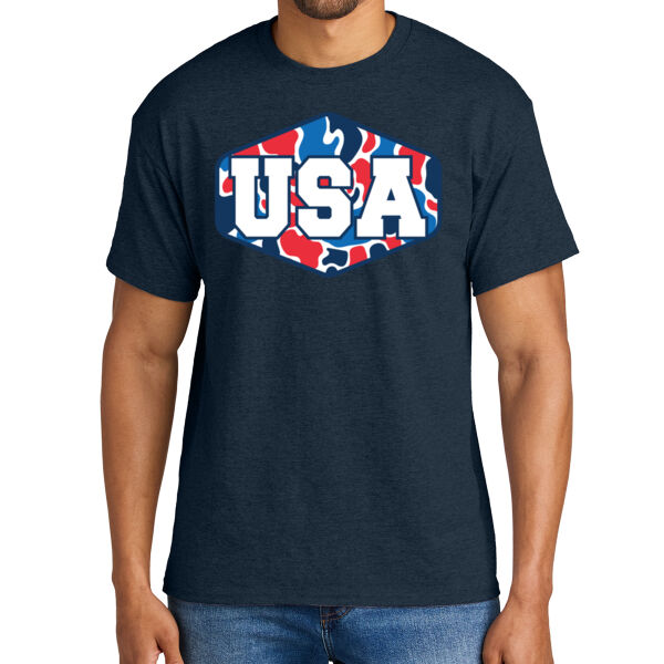 H2T 4th of July 2026 Logo 6 - DryBlend ® 50 Cotton/50 Poly T Shirt Thumbnail